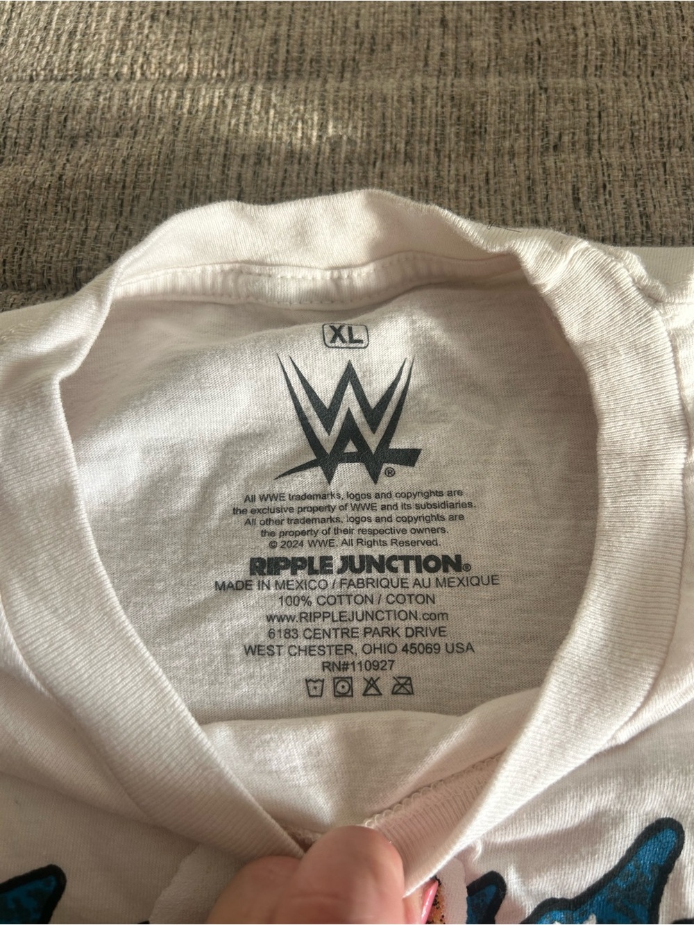 White WWE Graphic Men’s T‑Shirt - Cody Rhodes American nightmare Design - Picture 3 of 4